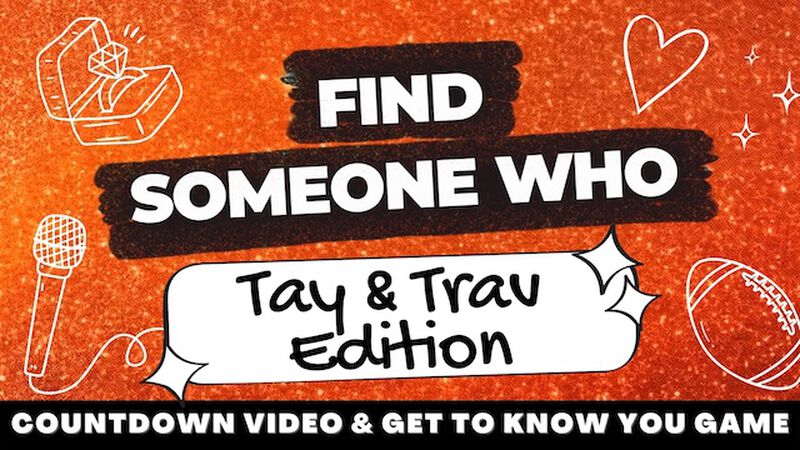 Find Someone Who: Tay & Trav Edition